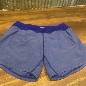 Brooks Two-Tone Blue Athletic Running Shorts